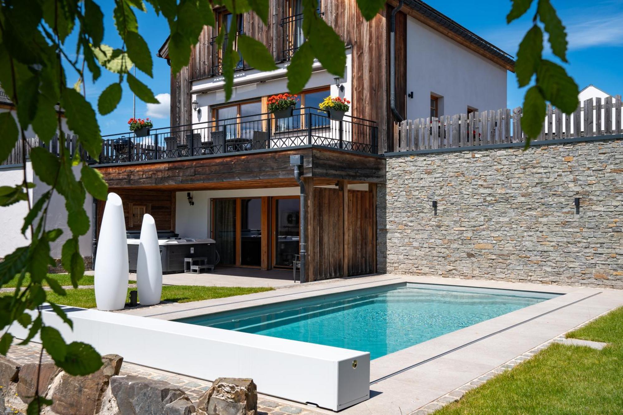 Chalets Petry Spa & Relax Bettel Bagian luar foto